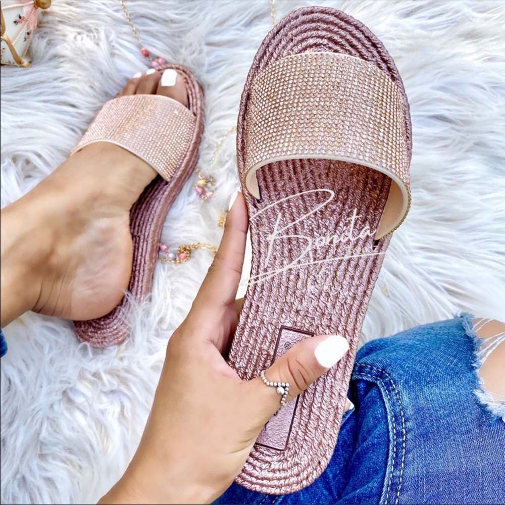 “Princess Cut” Slides/ Sandals 👑